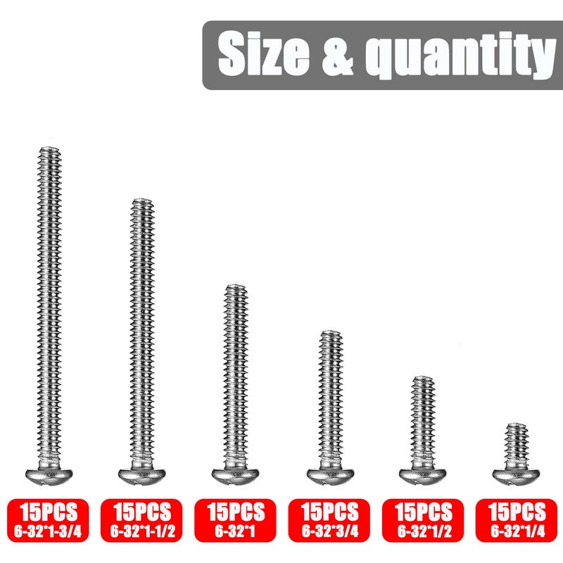 LonlyEagle 195 Pieces Electrical Outlet Extender Kit 105 Pieces Outlet Screw Spacers and 90 Pieces 6-32 Thread Flat Head Device Mounting Screws for Household and Industrial Electricity - Image 2